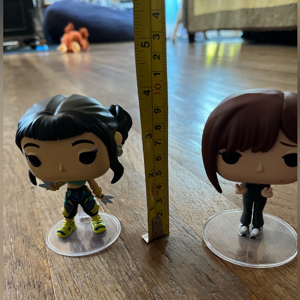 Pop! Vinyl Style Collectible Figures — Black, Brown, Yellow Accent